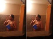 Horny Desi Bhabhi bathing Capture By Hidden Cam