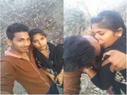 Desi Lover OutDoor Romance and Kissing