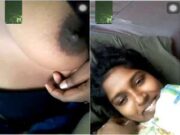 Lankan Wife Showing Boobs to Hubby On Video call