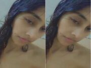 Cute Desi Girl Record Her Nude Selfie