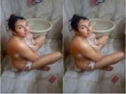 Today Exclusive-Paki Wife Bathing Record by Hubby Part 3