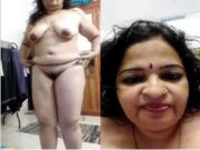 Horny Mallu Bhabhi Record her Nude Video For Lover Part 1