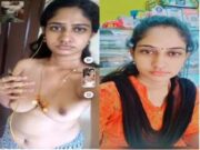 Sexy Telugu Bhabhi Showing Her Nude Body TO Lover On Video Call Part 2