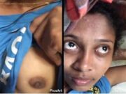 Cute Lankan Girl Showing Her Boobs