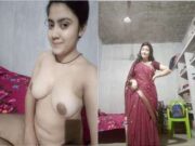 Most Demanded Desi Girl Record her Nude Video For Lover Part 4