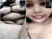 Horny Bhabhi Showing Her Boobs and Pussy On Video Call Part 1