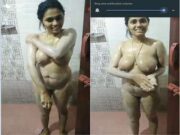 Today Exclusive- Sexy Desi Girl Bathing