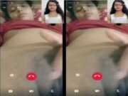 Today Exclusive- Cute Bangla Girl Showing Pussy To Lover On Video Call