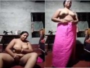 Today Exclusive- Sexy Desi Boudi Fingering