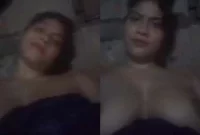 Today Exclusive- Bangla Girl Showing Boobs on Video Call