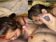 Today Exclusive – Sexy Desi Bhabhi Sucking Hubby Ball Part 2