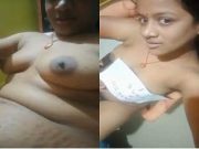 Today Exclusive – Sexy Desi Bhabhi Shows her Boobs And Pussy Part 2