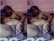 Today Exclusive – Desi Telugu Bhabhi Enjoy With Dildo Part 1