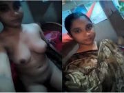 Today Exclusive – Desi Girl Shows her Boobs and Pussy