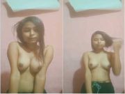 Today Exclusive – Cute Indian Girl Shows Boobs Part 2