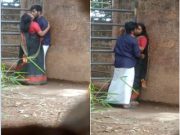 Today Exclusive -Desi Lover OutDoor Romance Capture In Hidden Cam Part 4