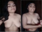 Today Exclusive -Horny Bangla Girl Shows Her Big Boobs and Pussy Part 1