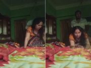 Today Exclusive – Desi Bhabhi Blowjob and Fucked In Doggy Style