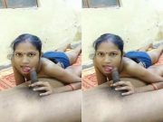 Today Exclusive -Desi Wife Sucking Hubby Dick Part 1