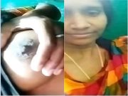 Today Exclusive – Telugu Bhabhi Shows Her Boobs