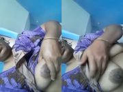 Bhabhi Play With Her Boobs