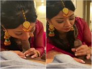 Today Exclusive -NRI Punjabi girl Blowjob