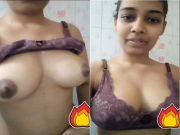 Today Exclusive-Horny Desi Girl Shows her Boobs and Pussy