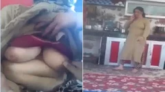 Today Exclusive- Paki Wife Shows her Boobs