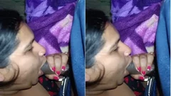 Today Exclusive -Desi Boudi Blowjob