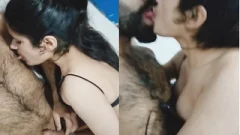 Today Exclusive-Paki Girl Kissing and Fucked By Lover