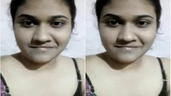 Cute Desi girl Shows her Nude Body TO Lover On VC part 4