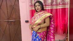 Cherry’s Vlogs | saree draping | silk saree | with blouse and without